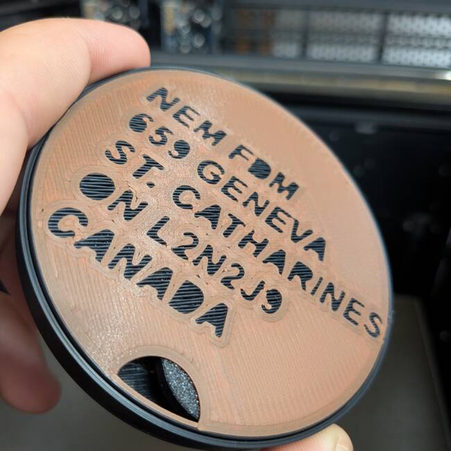 Bridge emboss for flat surfaces